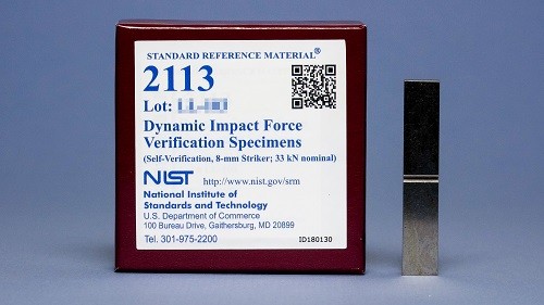 SRM 2113  動態沖擊力驗證樣本(自驗證，8毫米前鋒；33 kN標稱)